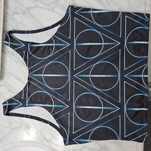 Harry Potter Dealthy Hallows Blackmilk Crop Top
